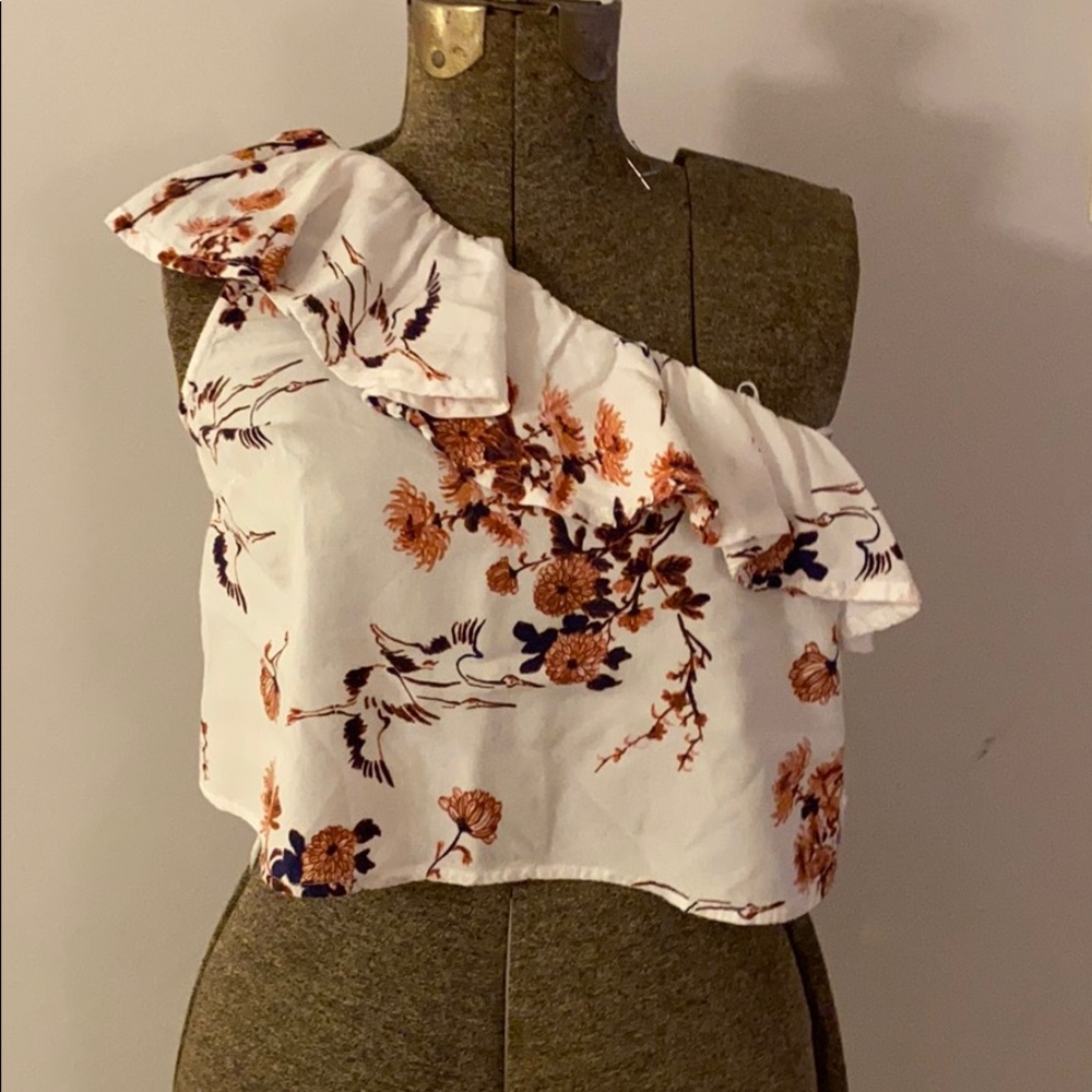 O’Neill one shoulder crop top